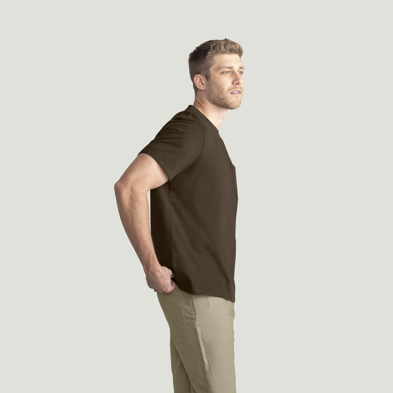 Men's Heavyweight Cotton Short Sleeve Pocket T-Shirt image number 8
