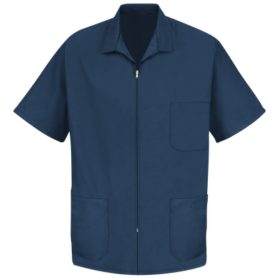 Men's Zip-front Smock