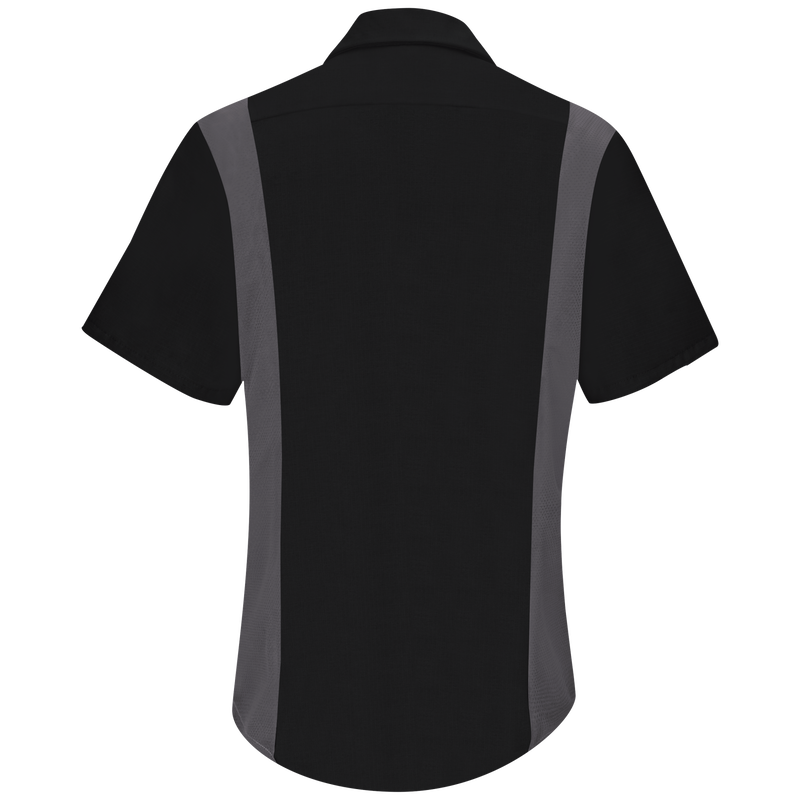 Women's Short Sleeve Performance Plus Shop Shirt with OilBlok Technology image number 2