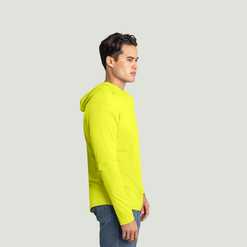 Men's Visibility Sun Protection Pullover Hoodie image number 4