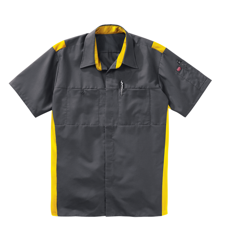 Men's Short Sleeve Performance Plus Shop Shirt With Oilblok Technology image number 5