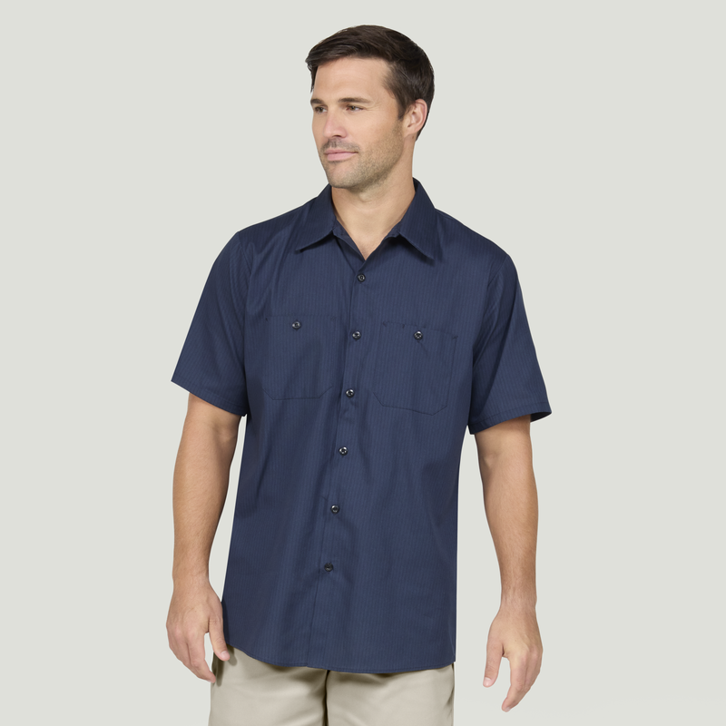 Men's Short Sleeve Durastripe&reg; Work Shirt image number 1