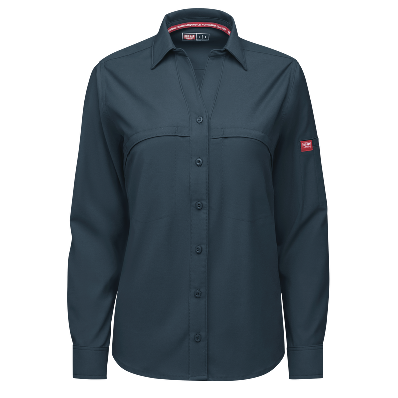 Women's Cooling Long Sleeve Work Shirt image number 9