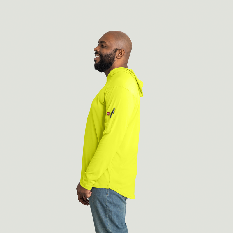 Men's Visibility Sun Protection Pullover Hoodie image number 6
