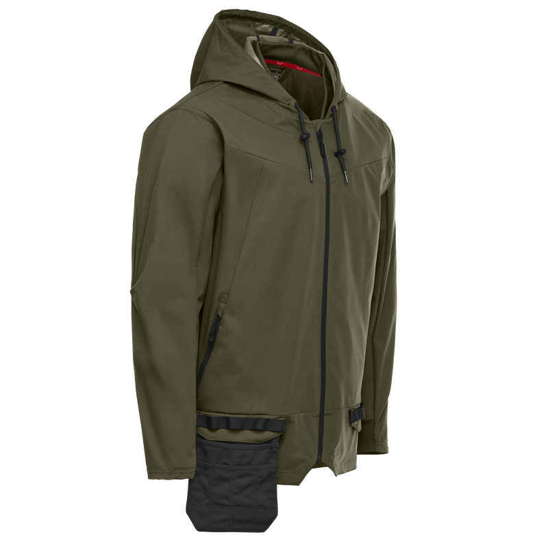 Men&rsquo;s Performance Hooded Windbreaker Jacket with ToolShift Pocket image number 7