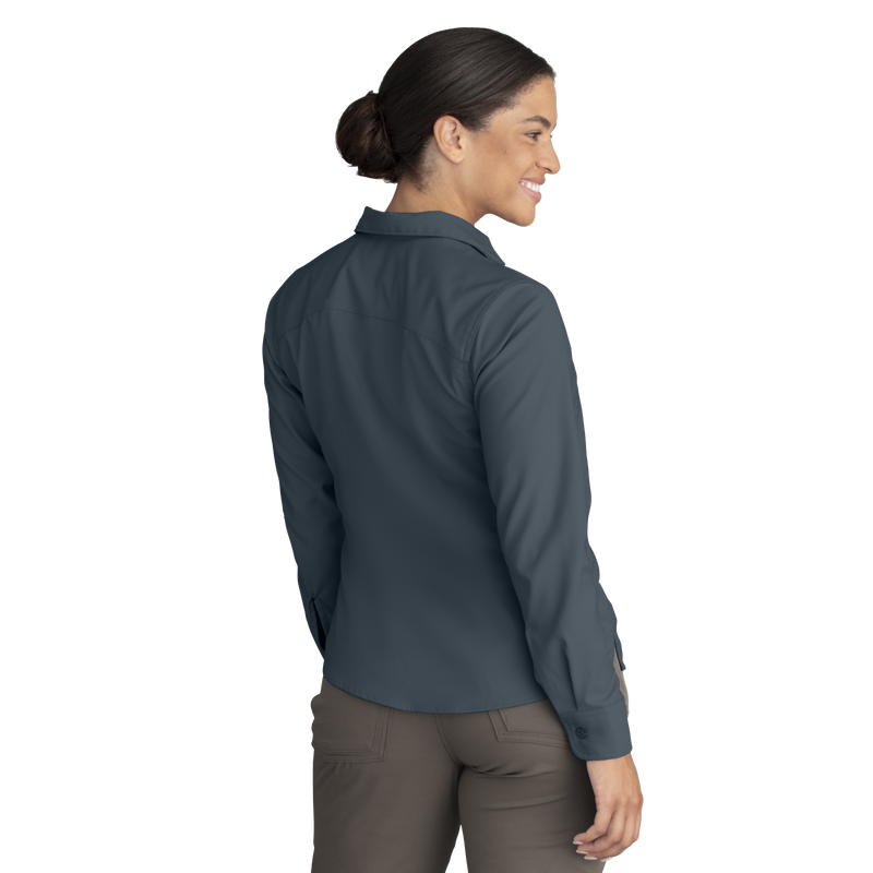 Women's Cooling Long Sleeve Work Shirt image number 6