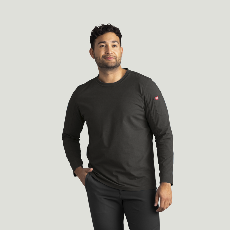 Men's Midweight Long Sleeve Performance Tee image number 5