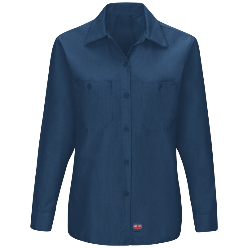 Women's Long Sleeve Work Shirt with MIMIX&reg; image number 1