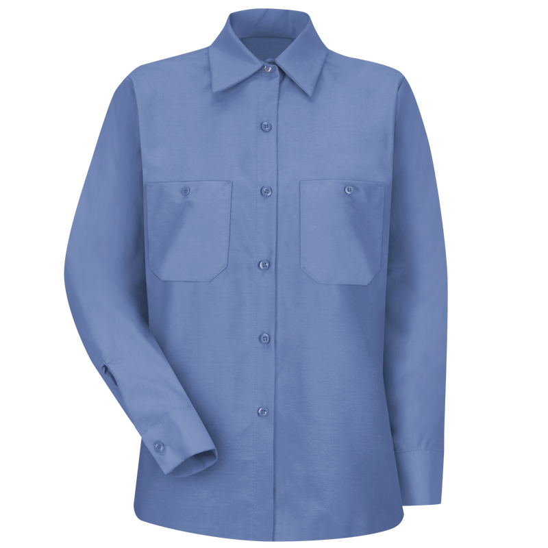 Women's Long Sleeve Industrial Work Shirt image number 1