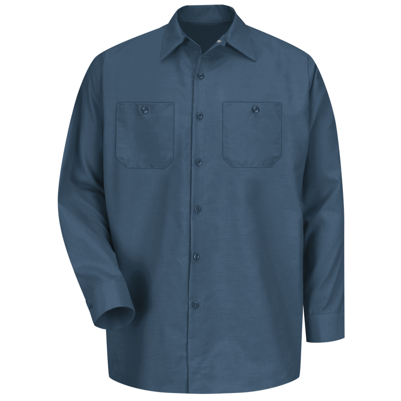 Men's Long Sleeve Industrial Work Shirt image number 1