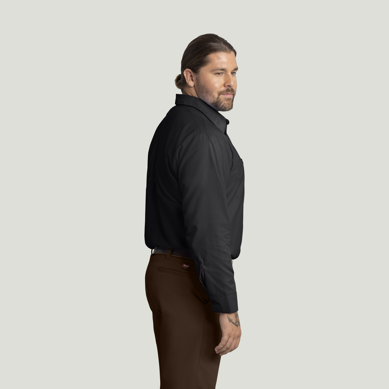 Men's Long Sleeve Work Shirt with MIMIX&reg; image number 4