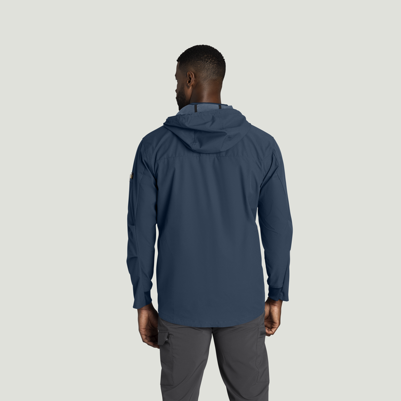Men&rsquo;s Performance Hooded Windbreaker Jacket with ToolShift Pocket image number 2