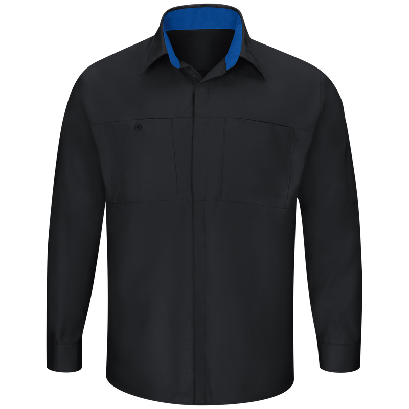 Men's Long Sleeve Performance Plus Shop Shirt with OilBlok Technology image number 1