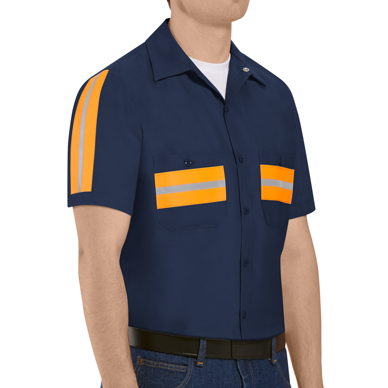 Short Sleeve Enhanced Visibility Shirt image number 3