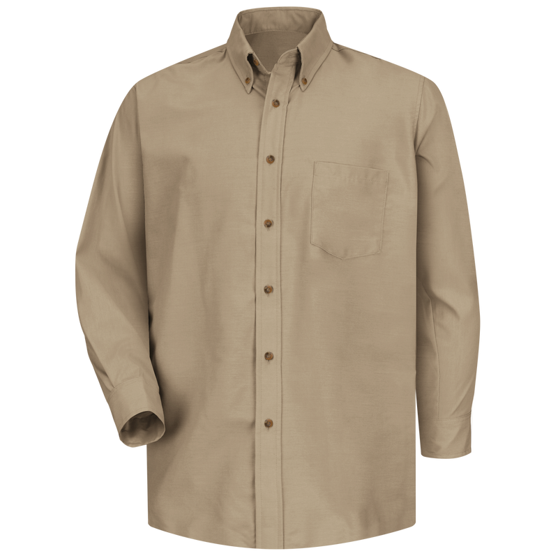Men's Long Sleeve Poplin Dress Shirt image number 1