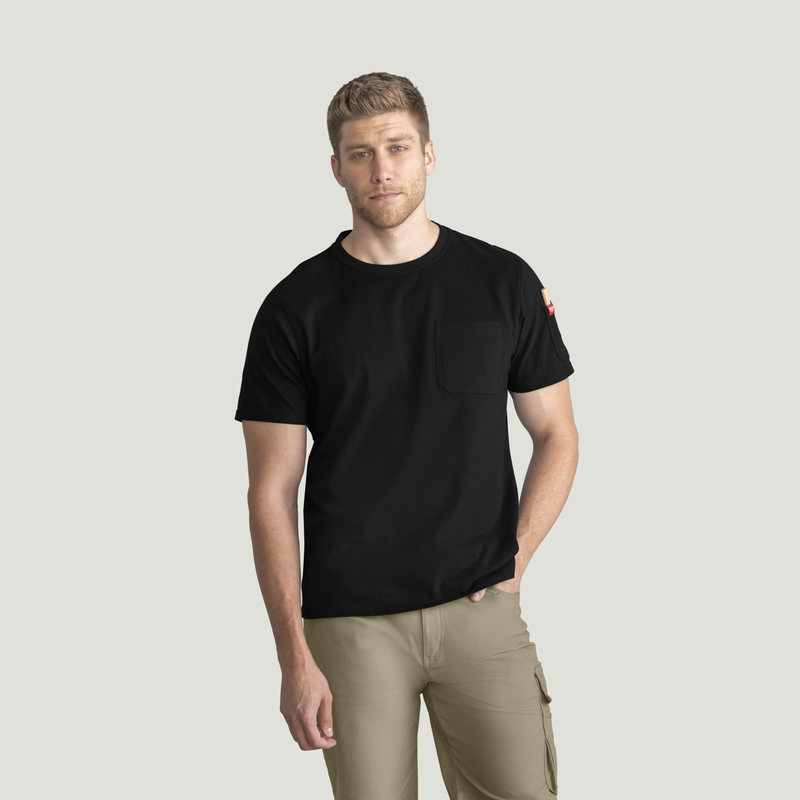 Men's Heavyweight Cotton Short Sleeve Pocket T-Shirt image number 5