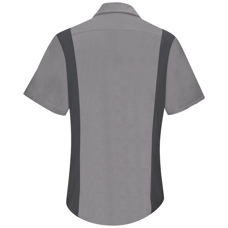 Women's Short Sleeve Performance Plus Shop Shirt with OilBlok Technology image number 2