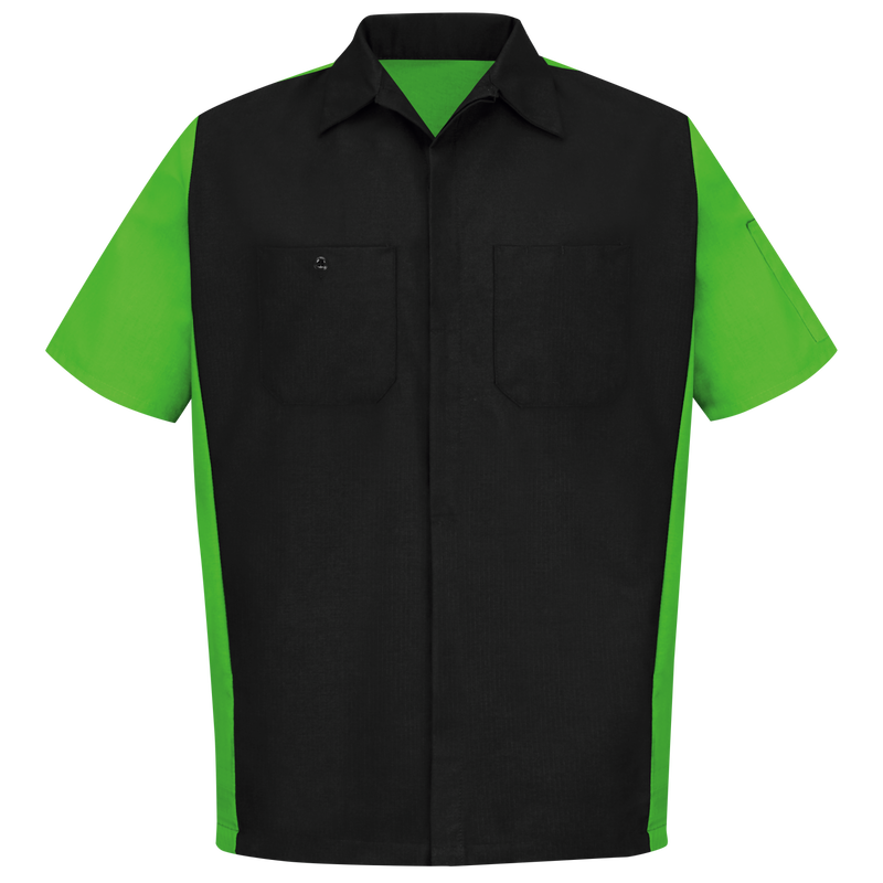 Men's Short Sleeve Two-Tone Crew Shirt image number 1