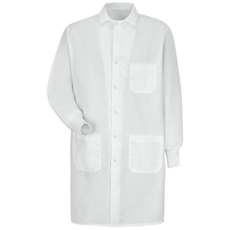 Unisex Specialized Cuffed Lab Coat with Interior Pocket image number 1