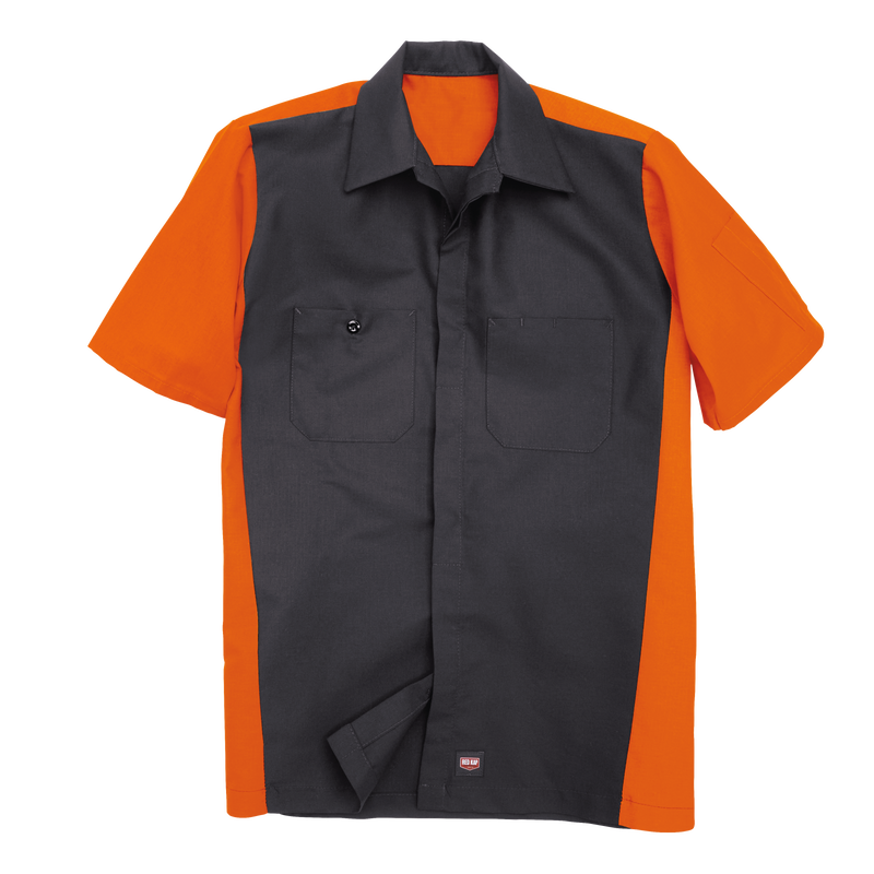 Men's Short Sleeve Two-Tone Crew Shirt image number 4