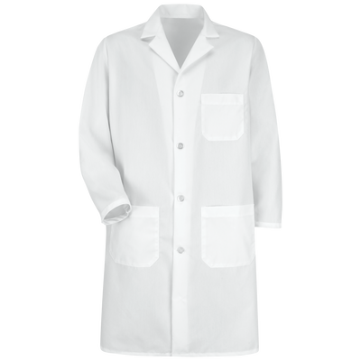 Men's Button-Front Lab Coat