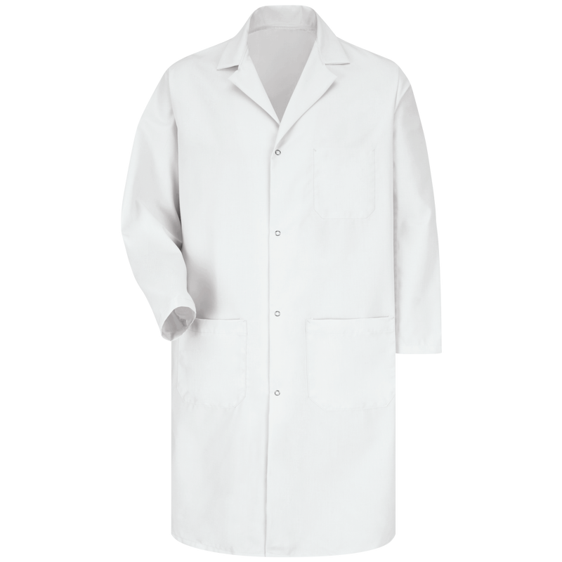 Men's Gripper-Front Lab Coat image number 1