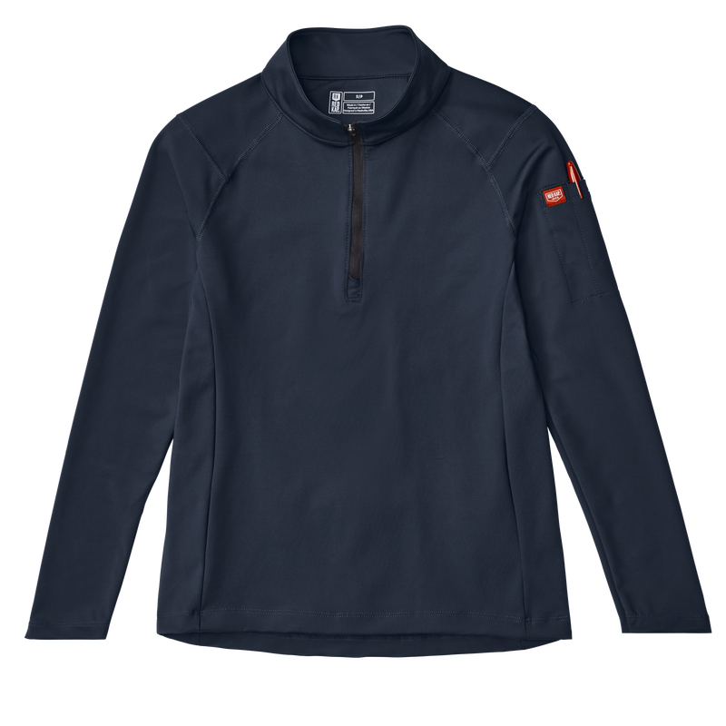 Women's Performance Quarter Zip Cadet Collar Pullover image number 5