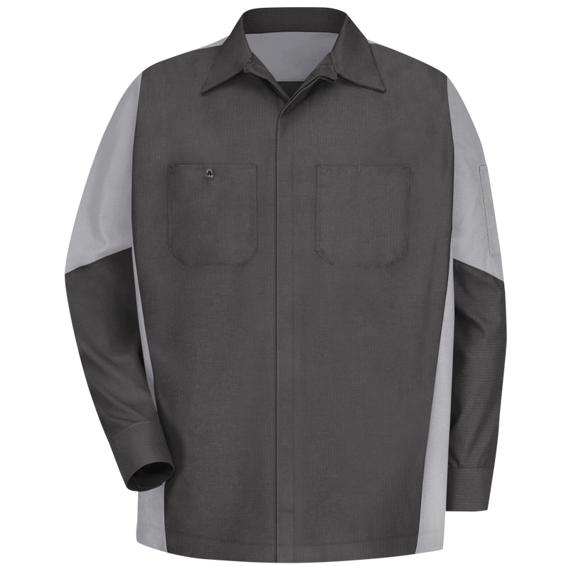 Men's Long Sleeve Two-Tone Crew Shirt image number 1