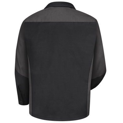Men's Long Sleeve Two-Tone Crew Shirt