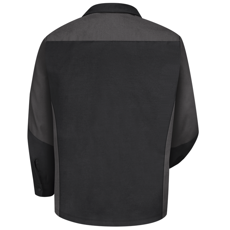 Men's Long Sleeve Two-Tone Crew Shirt image number 2