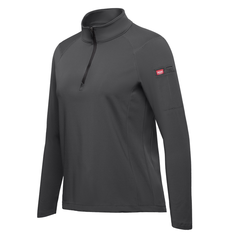 Women's Performance Quarter Zip Cadet Collar Pullover image number 4