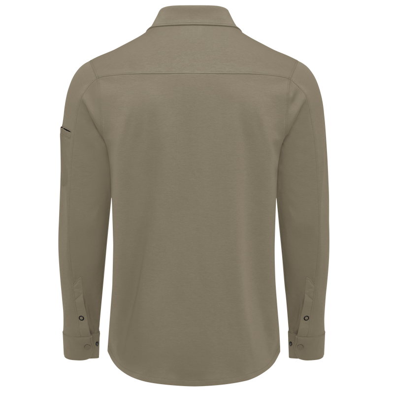 Men's Snap Front Jersey Long Sleeve Work Shirt image number 10