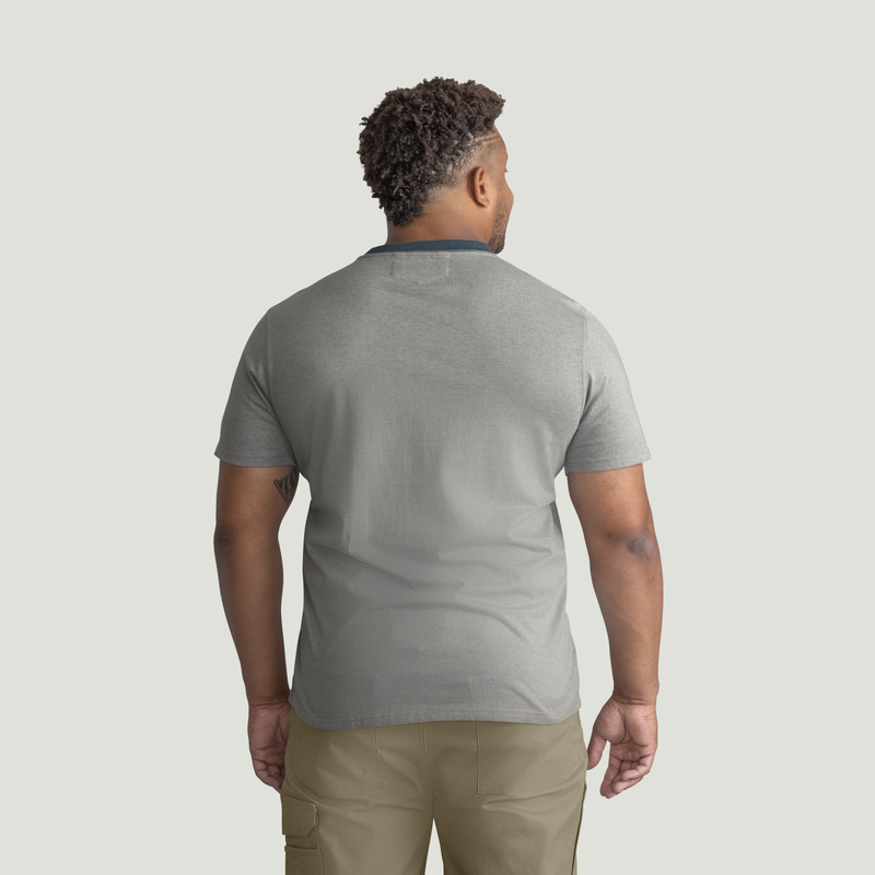 Men's Heavyweight Cotton Short Sleeve Pocket T-Shirt image number 6