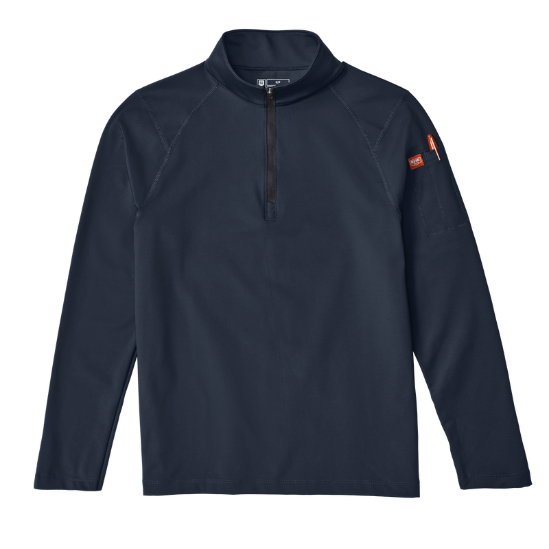 Men's Performance Quarter Zip Cadet Collar Pullover image number 5