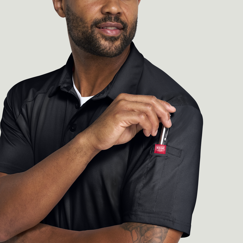 Men's Cooling Stretch Jersey Polo image number 9