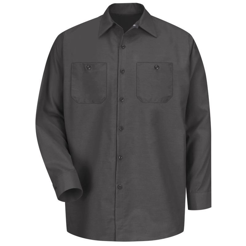 Men's Long Sleeve Industrial Work Shirt image number 1