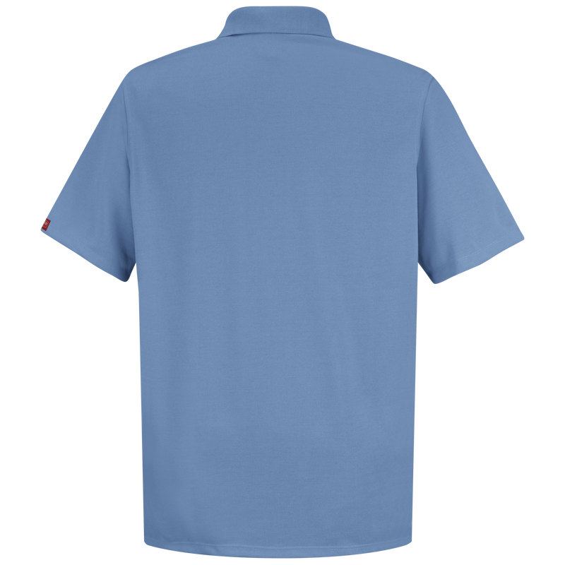 Men's Short Sleeve Spun Polyester Pocketless Polo image number 2