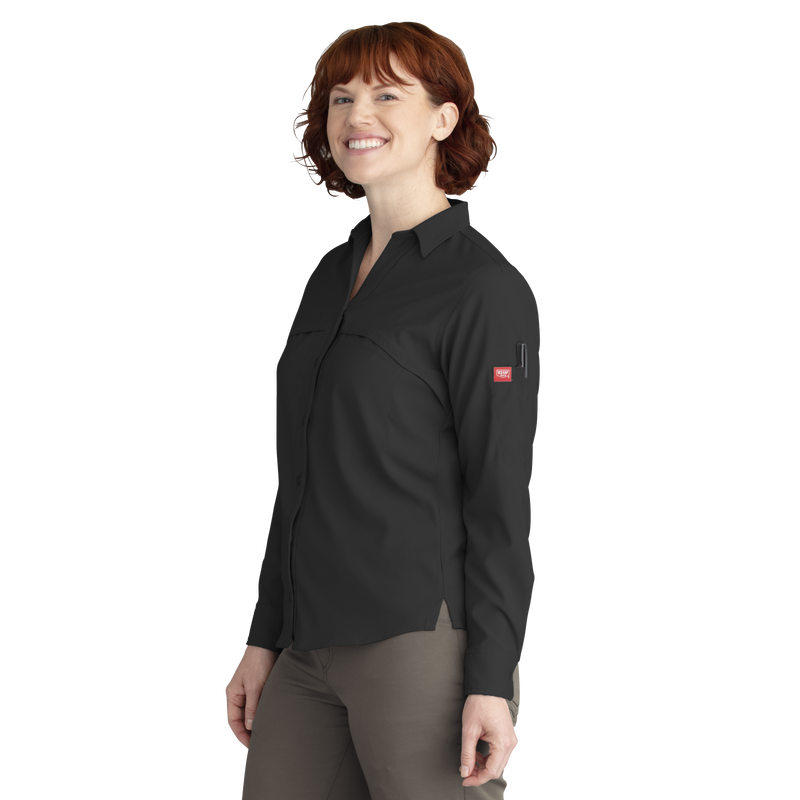 Women's Cooling Long Sleeve Work Shirt image number 3