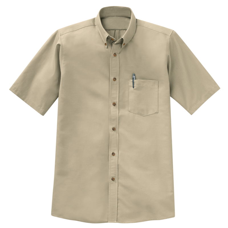 Men's Short Sleeve Poplin Dress Shirt image number 3