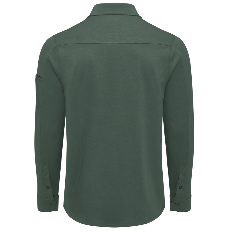 Men's Snap Front Jersey Long Sleeve Work Shirt image number 10