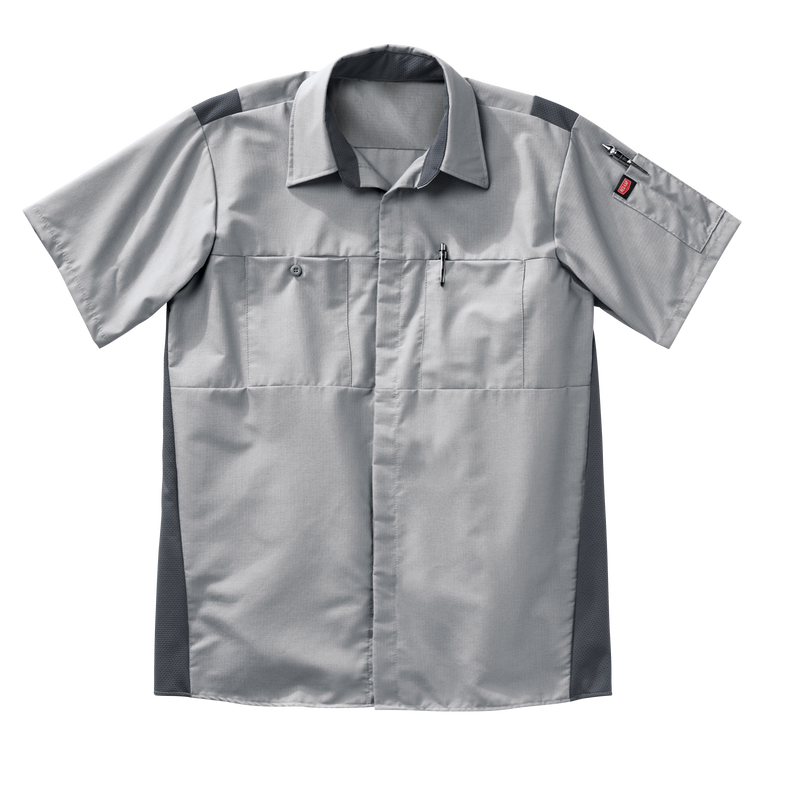 Men's Short Sleeve Performance Plus Shop Shirt With Oilblok Technology image number 7