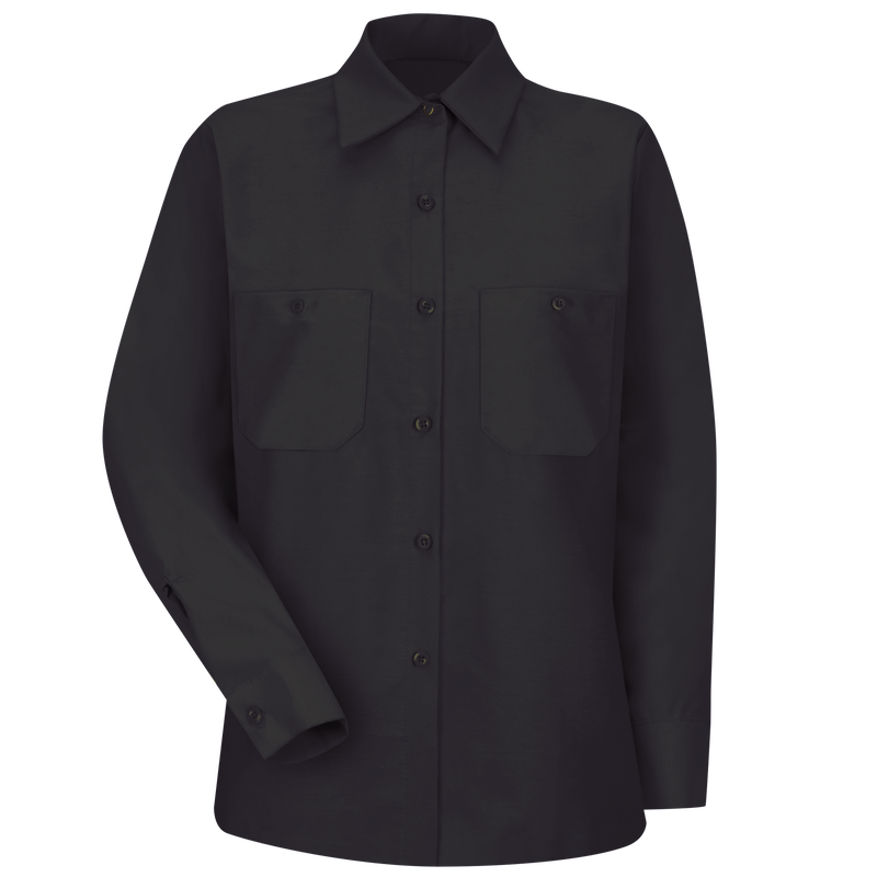 Women's Long Sleeve Industrial Work Shirt image number 1