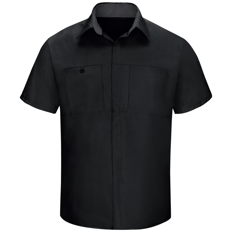 Men's Short Sleeve Performance Plus Shop Shirt With Oilblok Technology image number 1