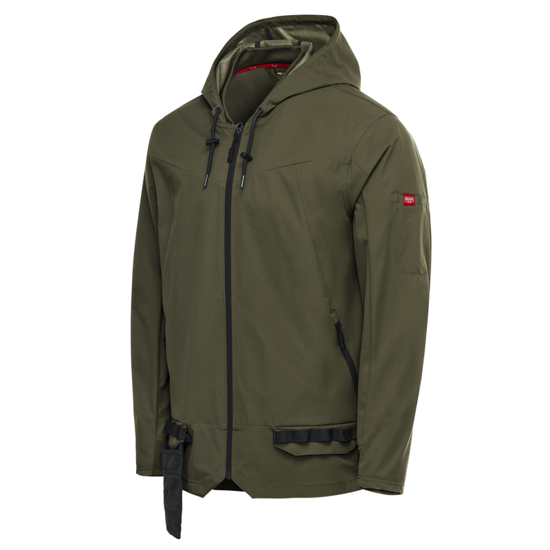 Men&rsquo;s Performance Hooded Windbreaker Jacket with ToolShift Pocket image number 8