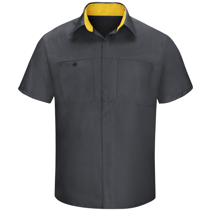 Men's Short Sleeve Performance Plus Shop Shirt With Oilblok Technology image number 1