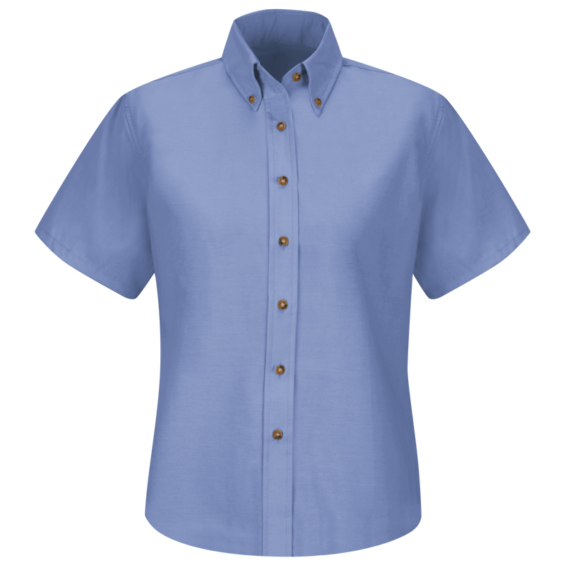 Women's Short Sleeve Poplin Dress Shirt image number 1