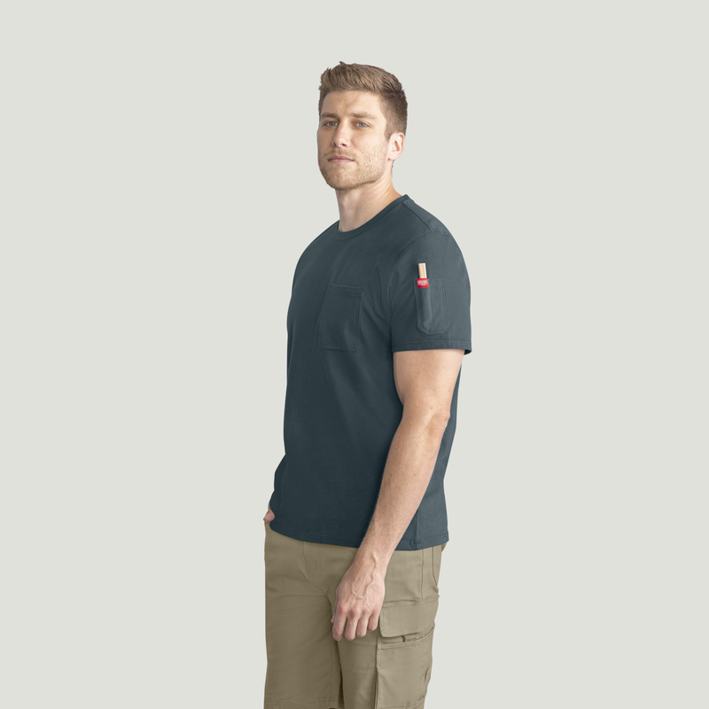 Men's Heavyweight Cotton Short Sleeve Pocket T-Shirt image number 7