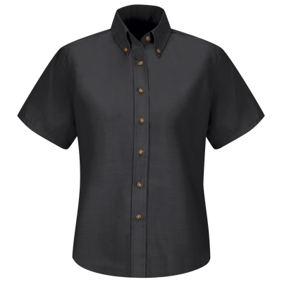 Women's Short Sleeve Poplin Dress Shirt