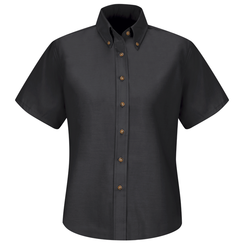 Women's Short Sleeve Poplin Dress Shirt image number 1