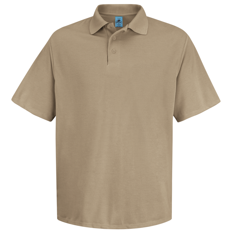 Men's Short Sleeve Spun Polyester Pocketless Polo image number 1